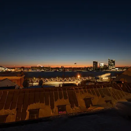 Rooftop River View Old Apartment