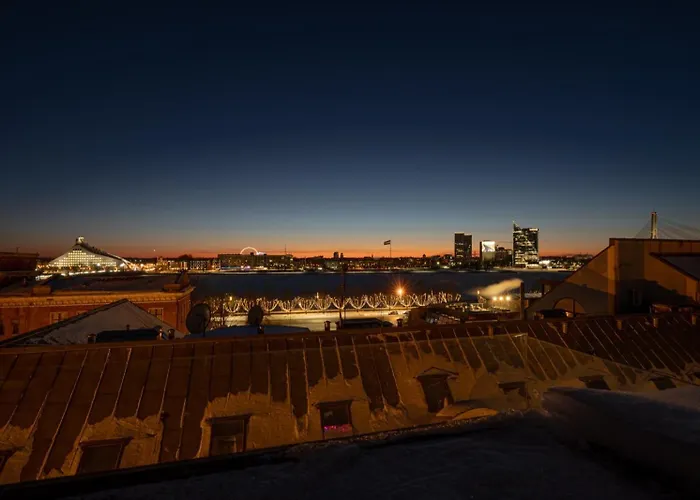 Rooftop River View Old Apartment